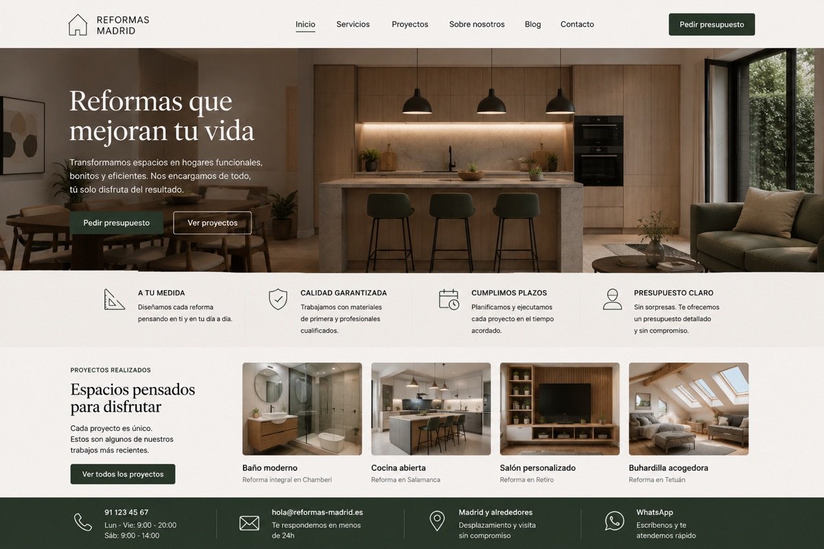 El mismo ejemplo, rediseñado con personalidad propia